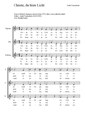 Christe, du biste Licht