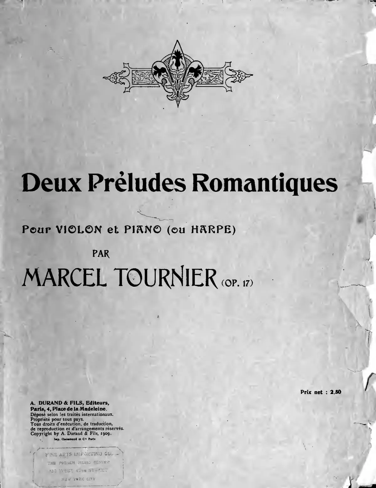 2 Préludes romantiques - Page 1