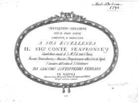 24 Variazioni per il Piano Forte