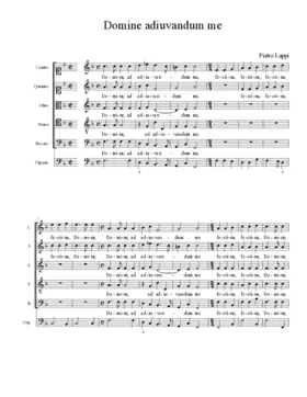 Domine adiuvandum me