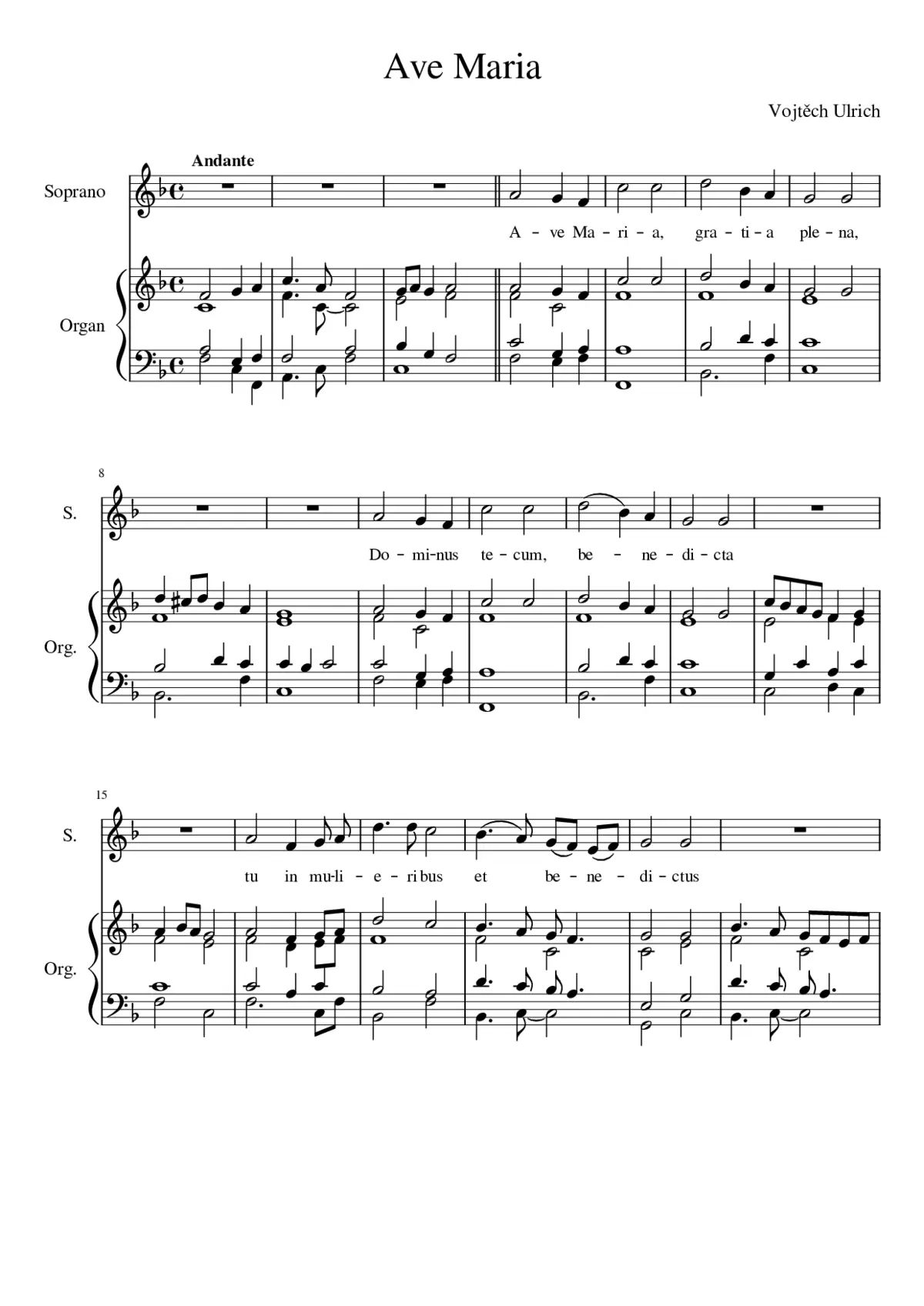 Ave Maria - Page 1