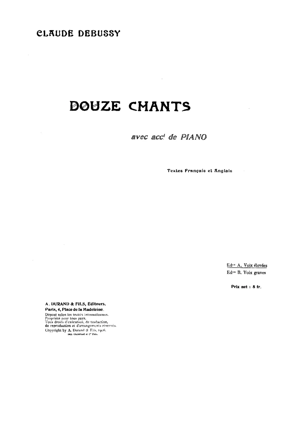 12 Chants - Page 1