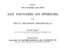 250 Easy Voluntaries and Interludes
