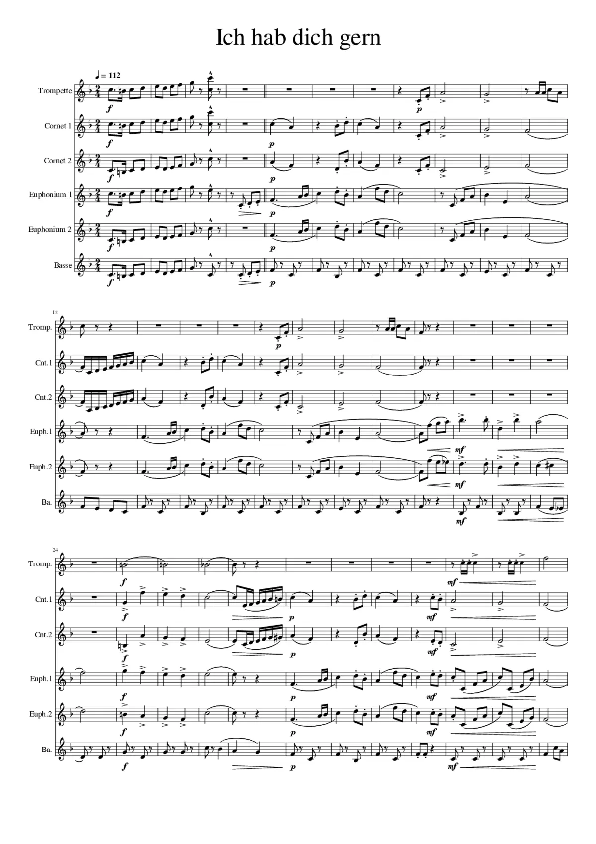 Ich Hab Dich Gern - Page 1