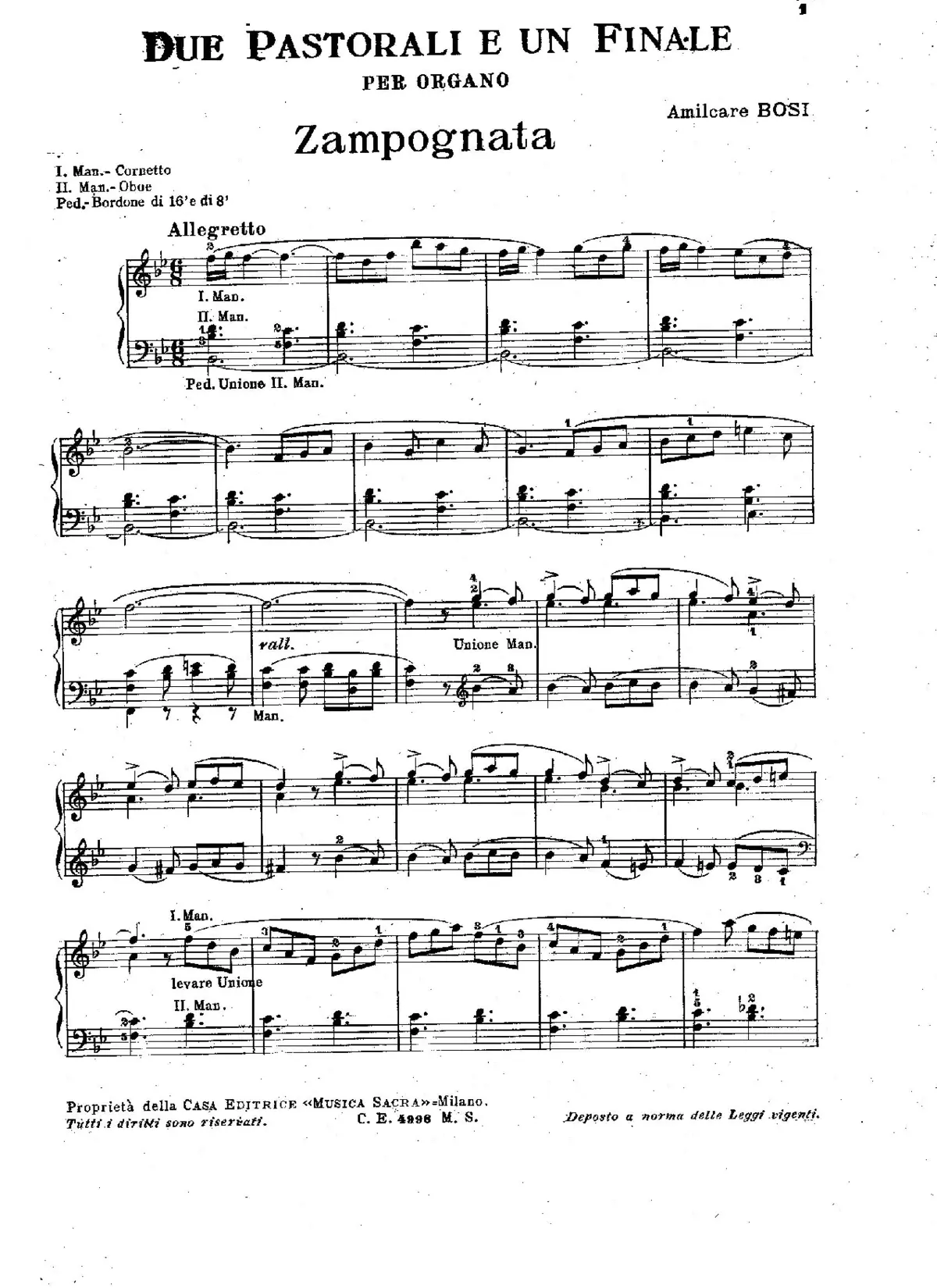 Due pastorali e un finale - Page 1