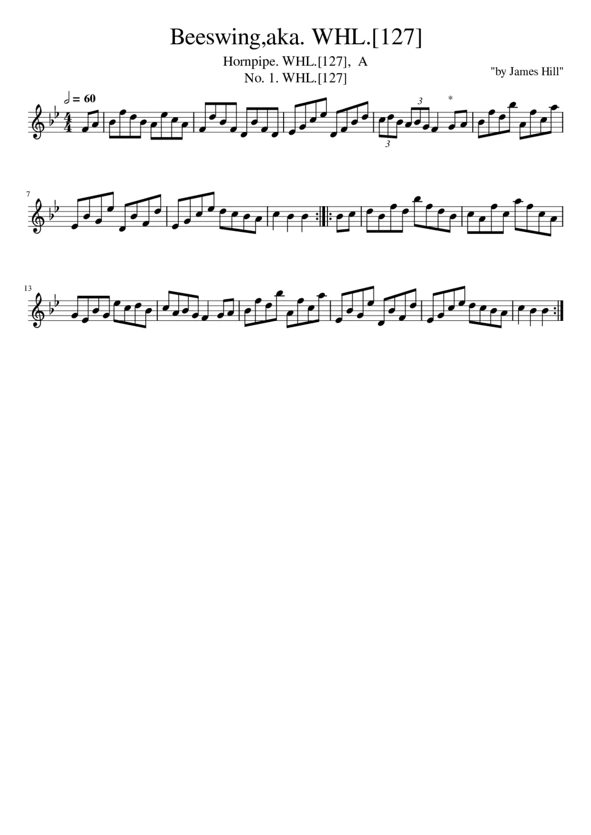 The Beeswing - Page 1