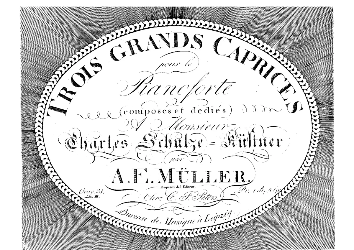 3 Grands caprices - Page 1