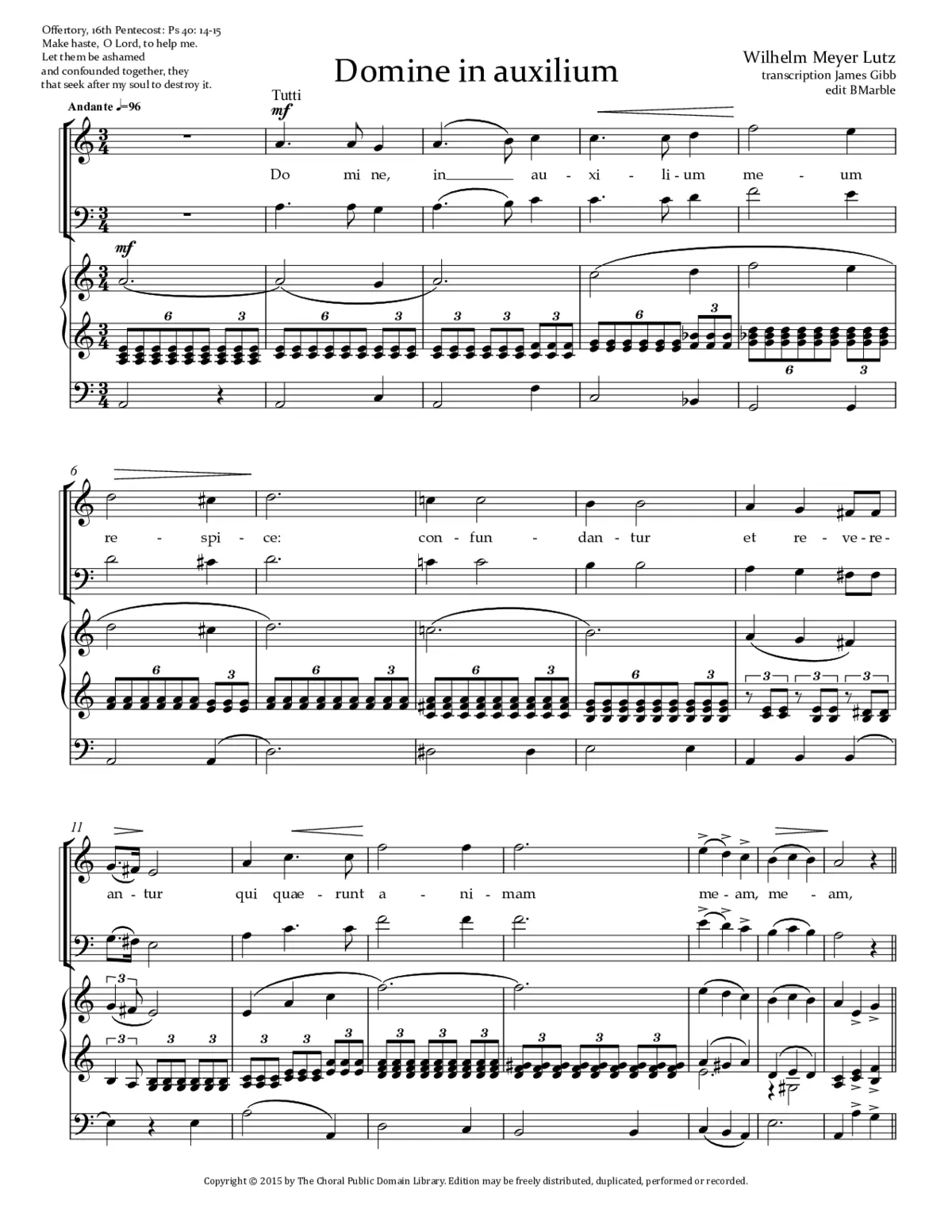 Domine in auxilium - Page 1