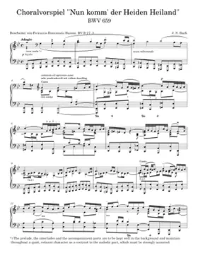 Nun komm der Heiden Heiland BWV 659