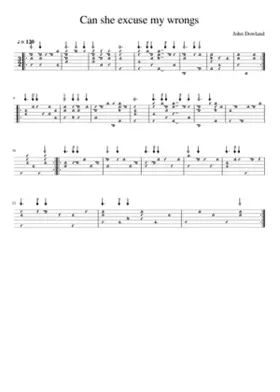 Can she excuse my wrongs