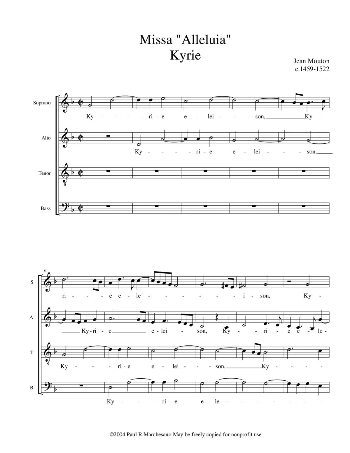 Missa Alleluia - Page 1