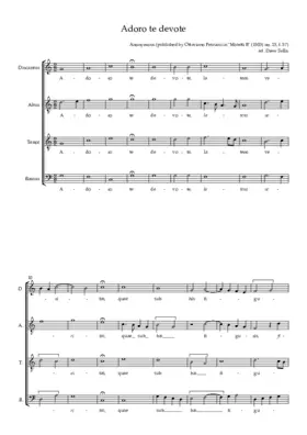 Adoro te devote latens veritas (Motetti B)