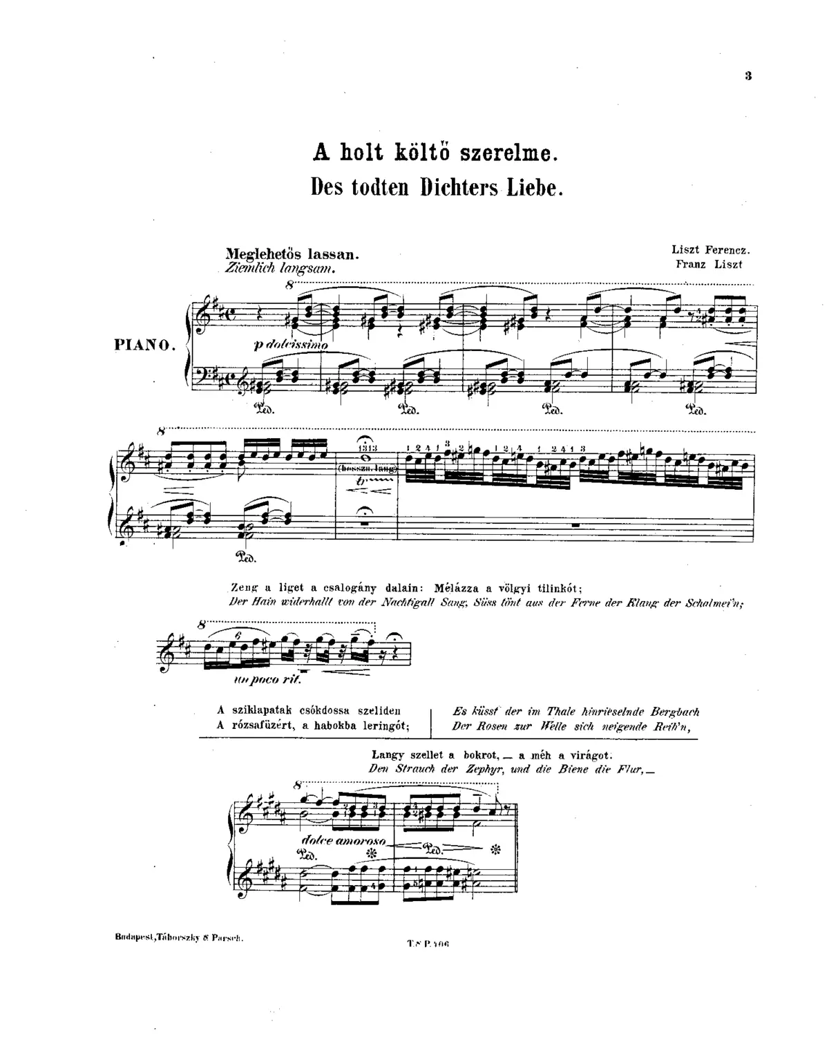 Des toten Dichters Liebe - Page 1
