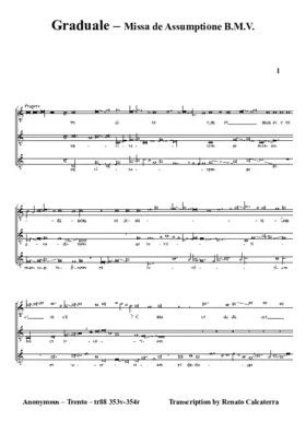 Missa de Assumptione B.M.V. - Proprium