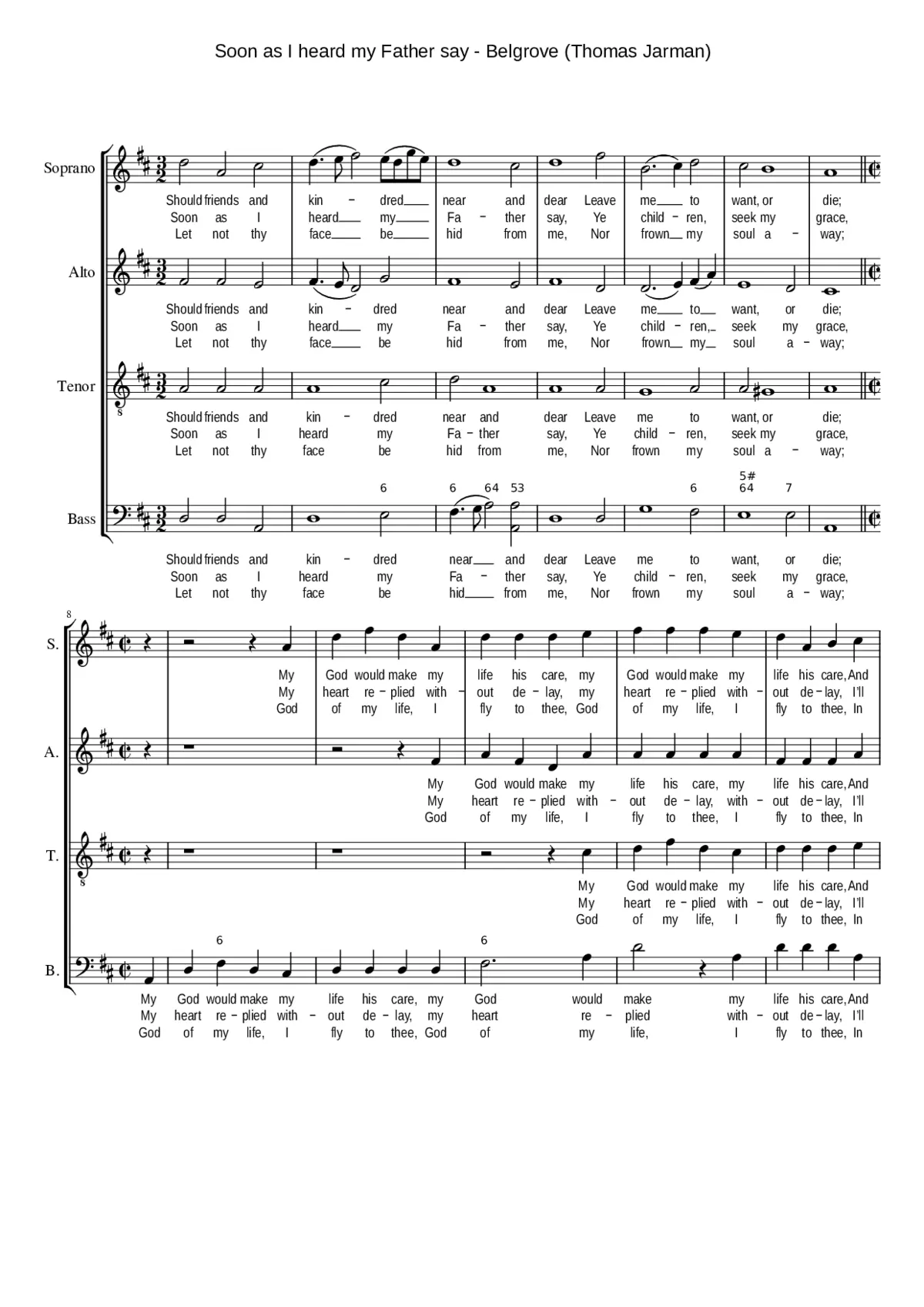 Soon as I heard my Father say - Page 1