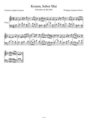 Sehnsucht nach dem Frühling K.596