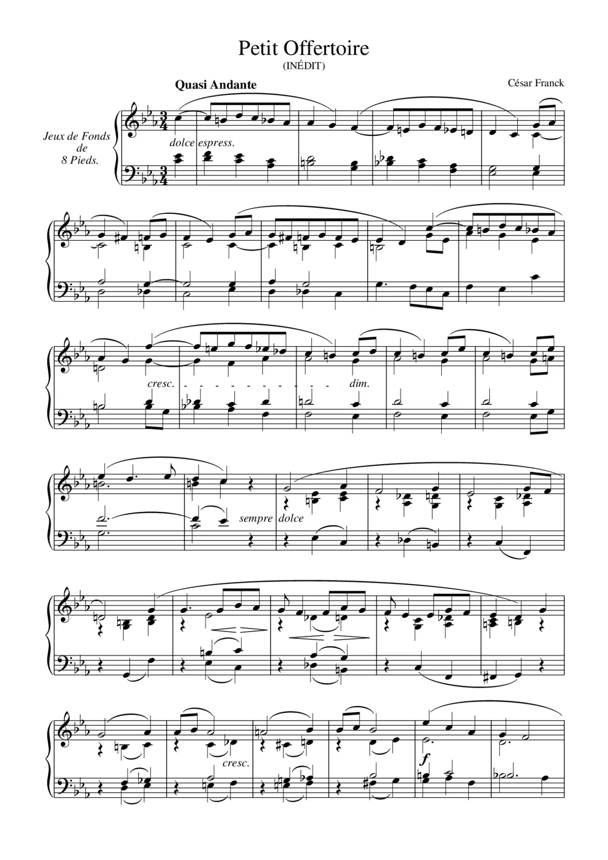 Petit Offertoire - Page 1