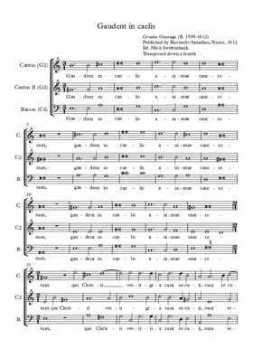 Gaudent in caelis a3