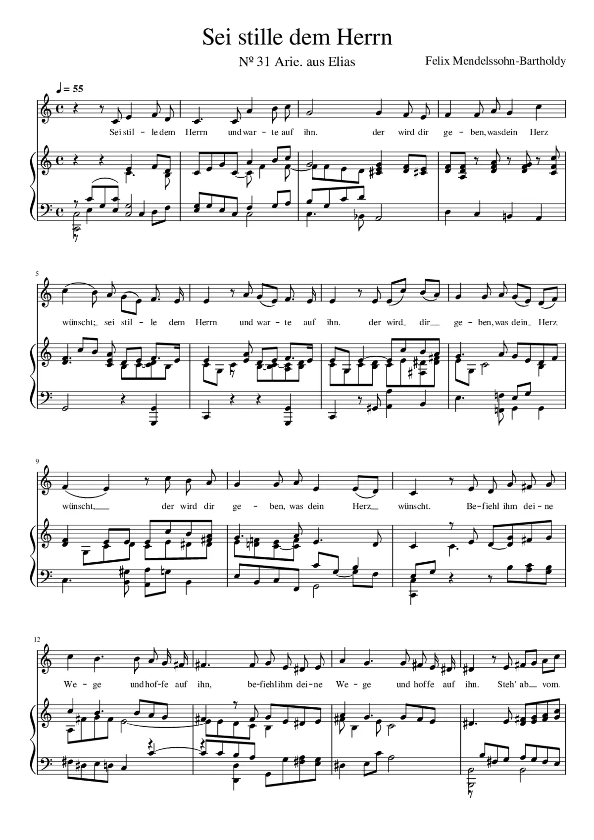 Elijah [Elias] Op. 70 - Page 1