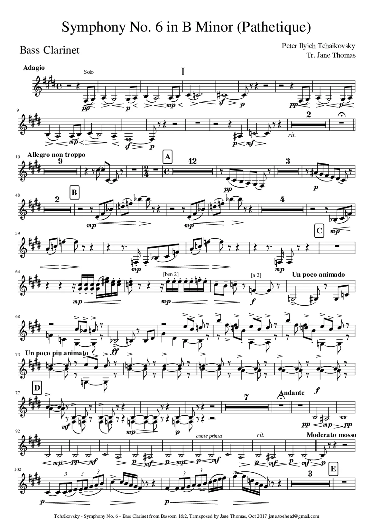 Symphony No.6 - Page 1