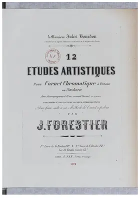 12 études artistiques pour cornet