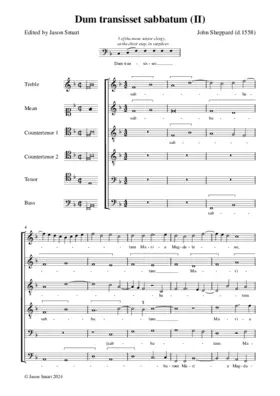 Dum transisset (2nd setting)