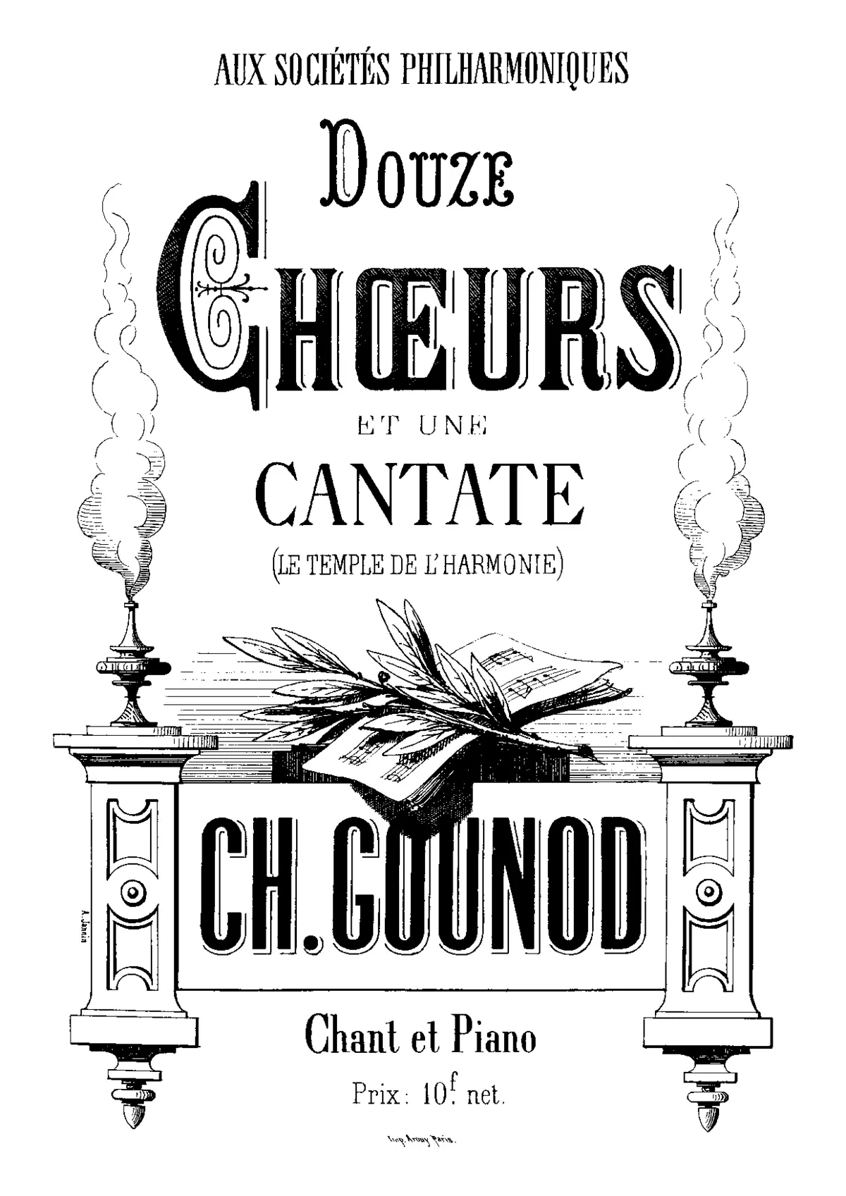 12 Choeurs et une cantate - Page 1