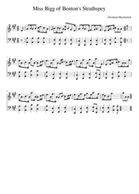 Miss Bigg of Benton's Strathspey