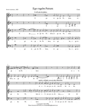 Ego rogabo Patrem