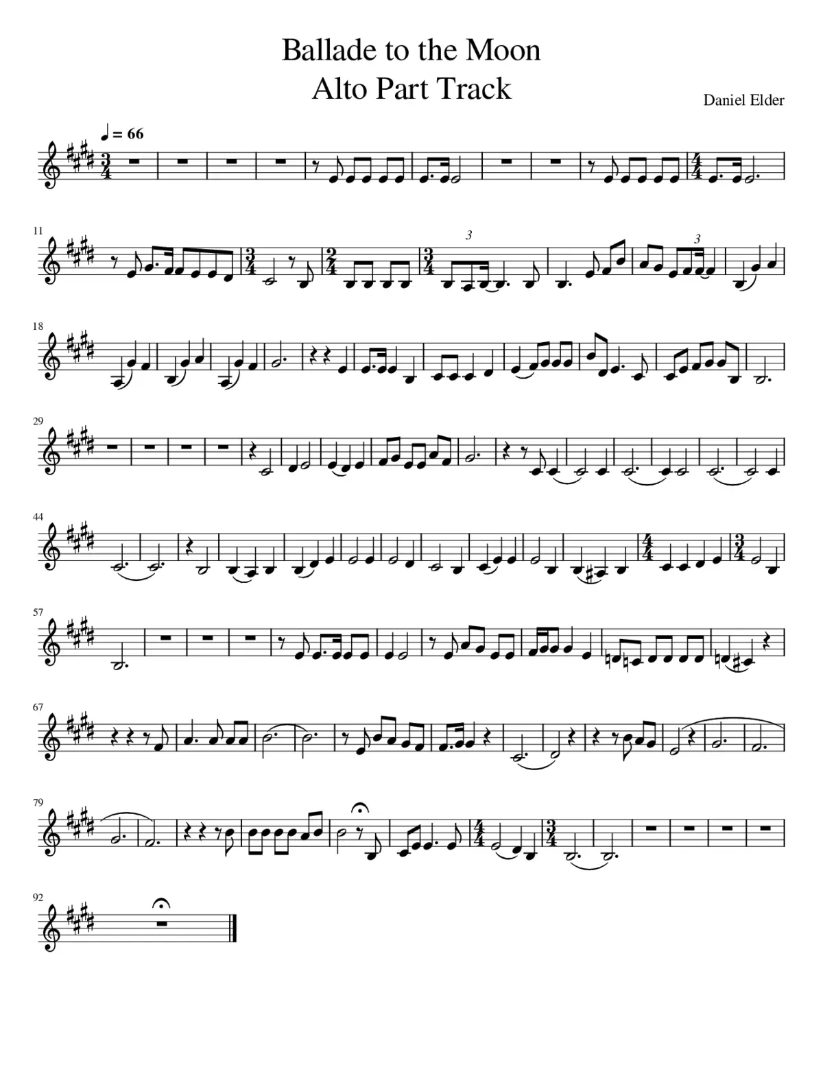 Ballade to the Moon - Page 1