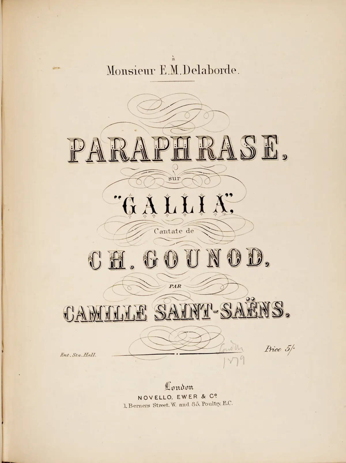 Paraphrase sur Gallia - Page 1