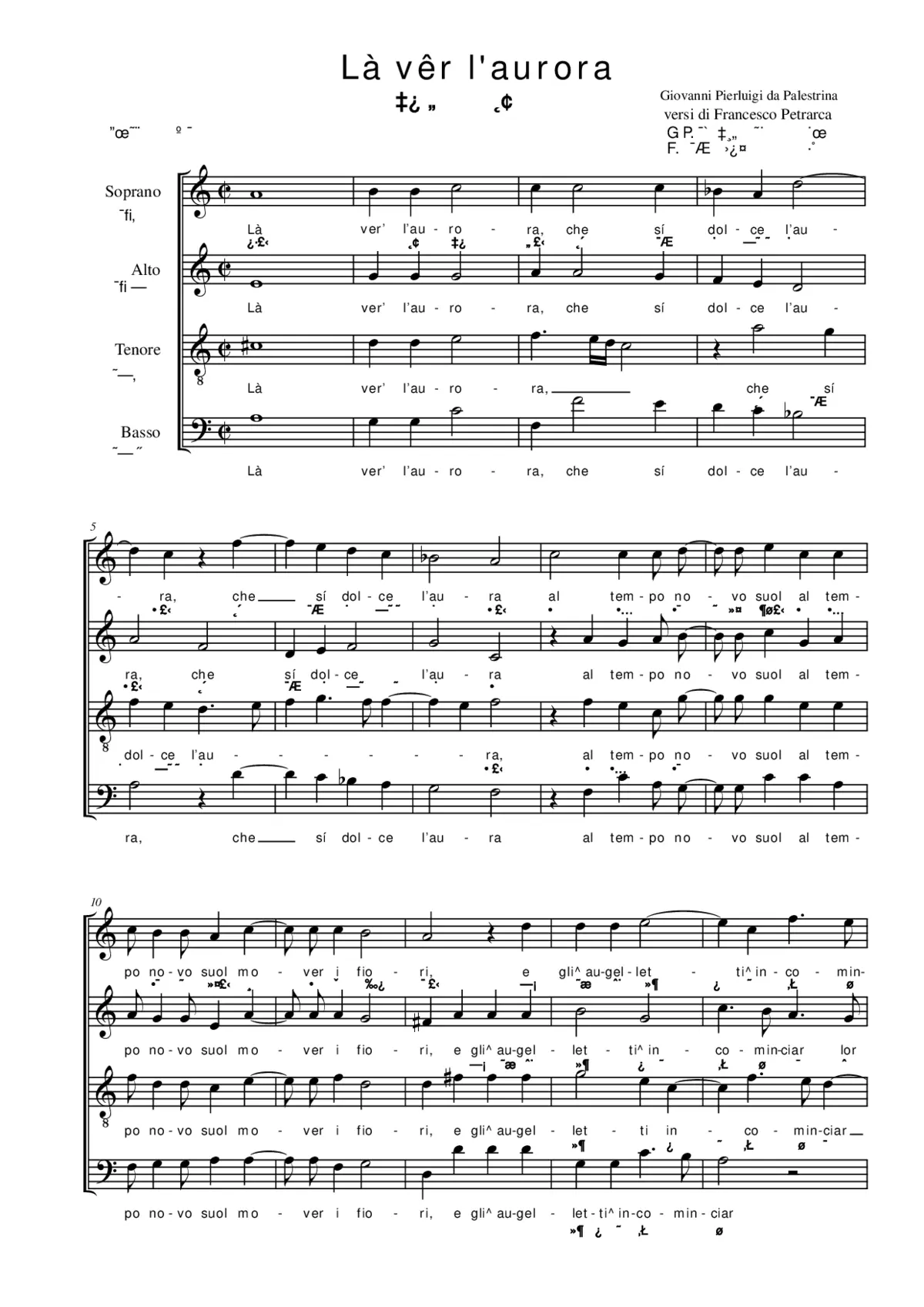 Là ver l'aurora - Page 1