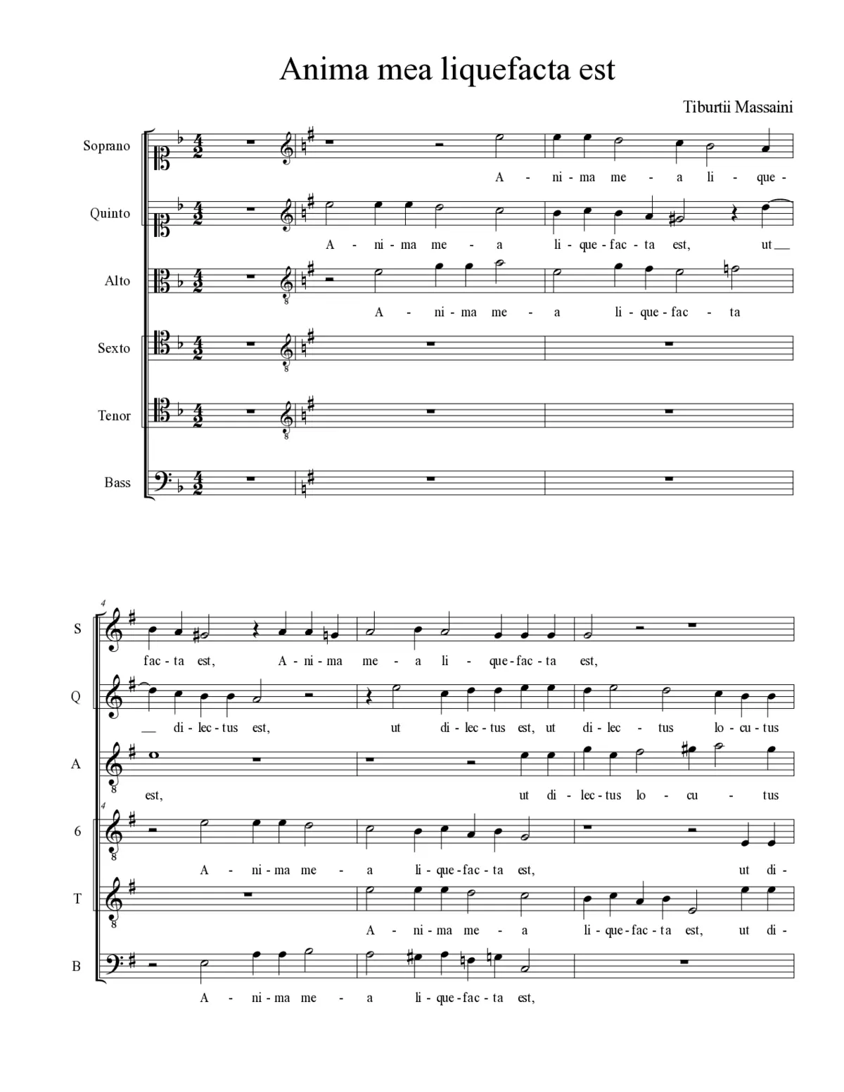 Anima mea liquefacta est - Page 1