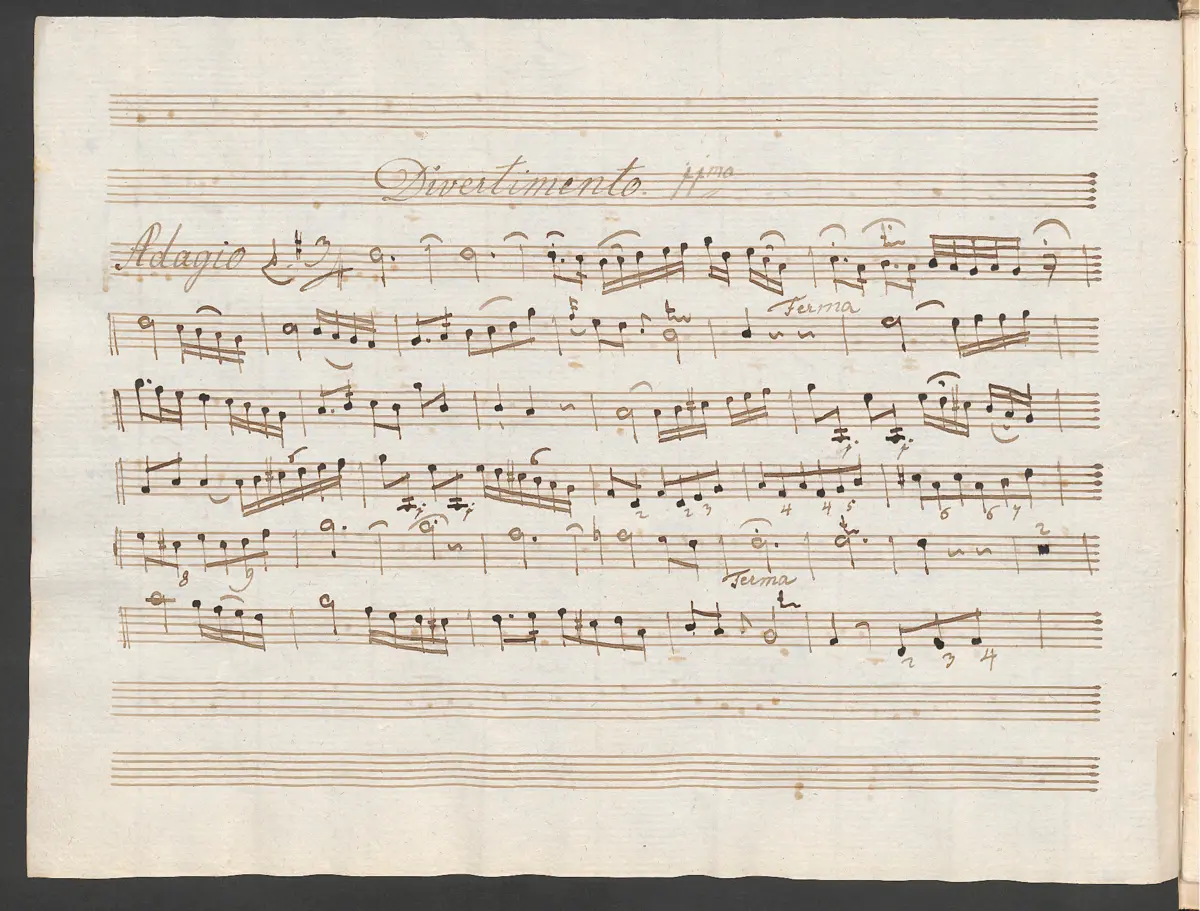 Baryton Trio in G major - Page 1