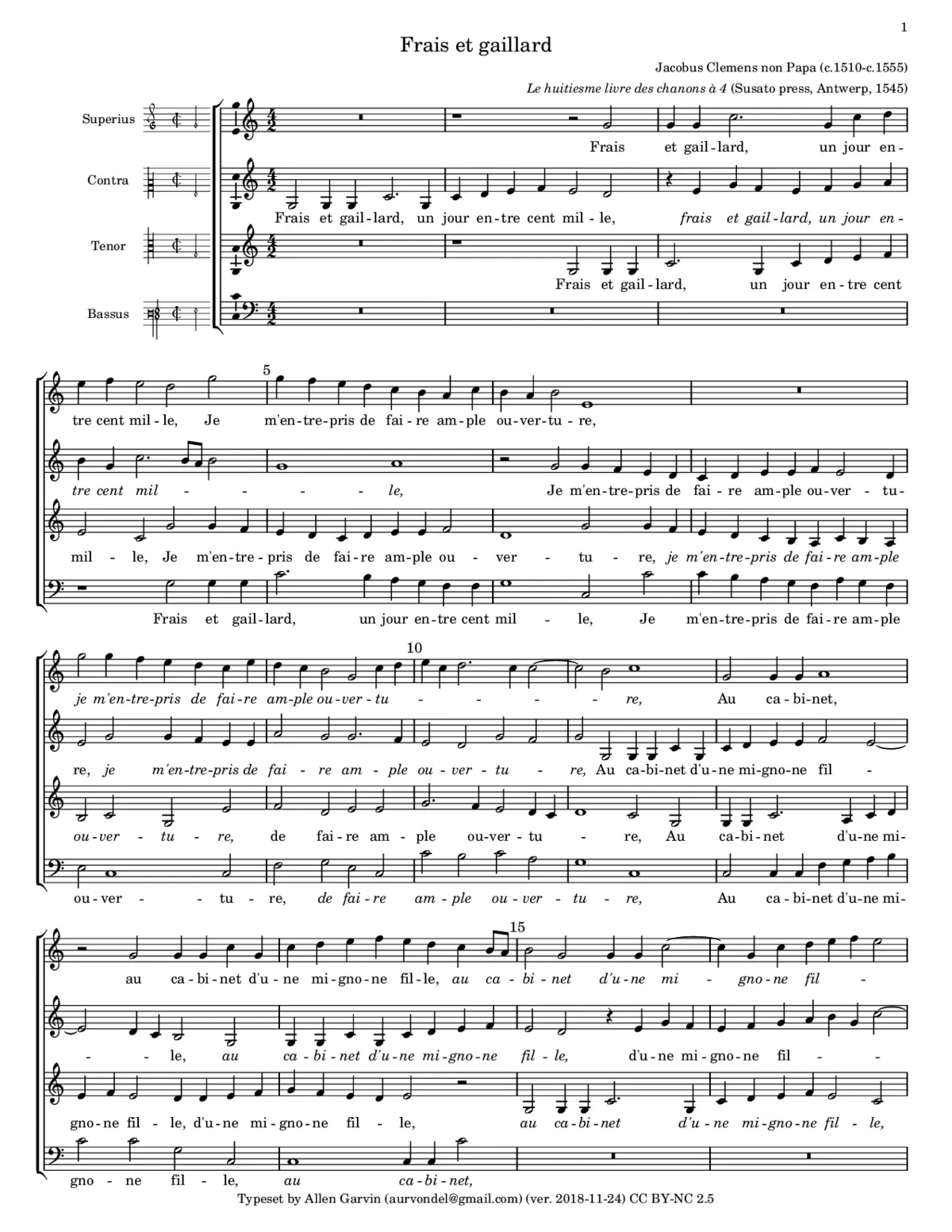 Frais et gaillard - Page 1
