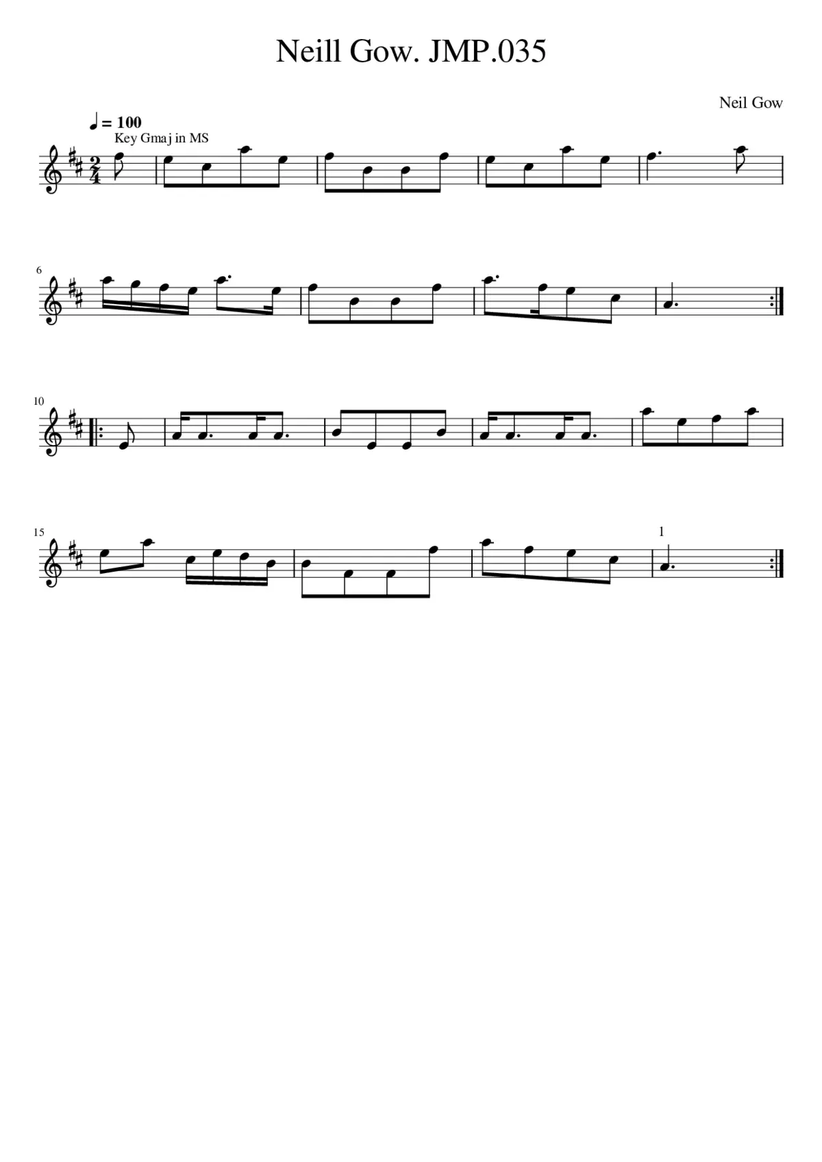 Neill Gow. JMP.035 - Page 1