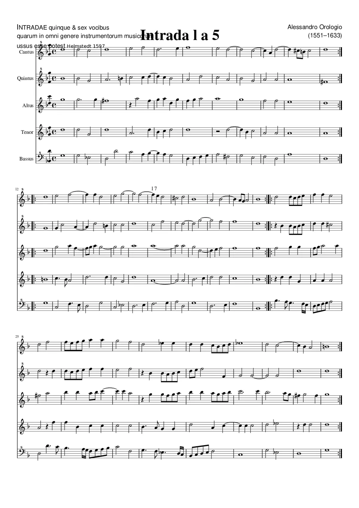 Intrada 1 a 5 - Page 1