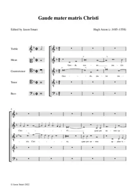Gaude mater matris Christi
