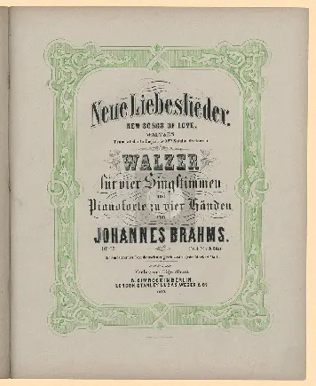 Neue Liebeslieder Waltzes - Page 1