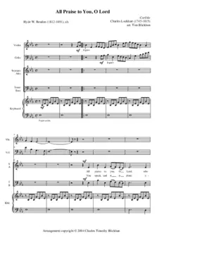 All praise to you, O Lord