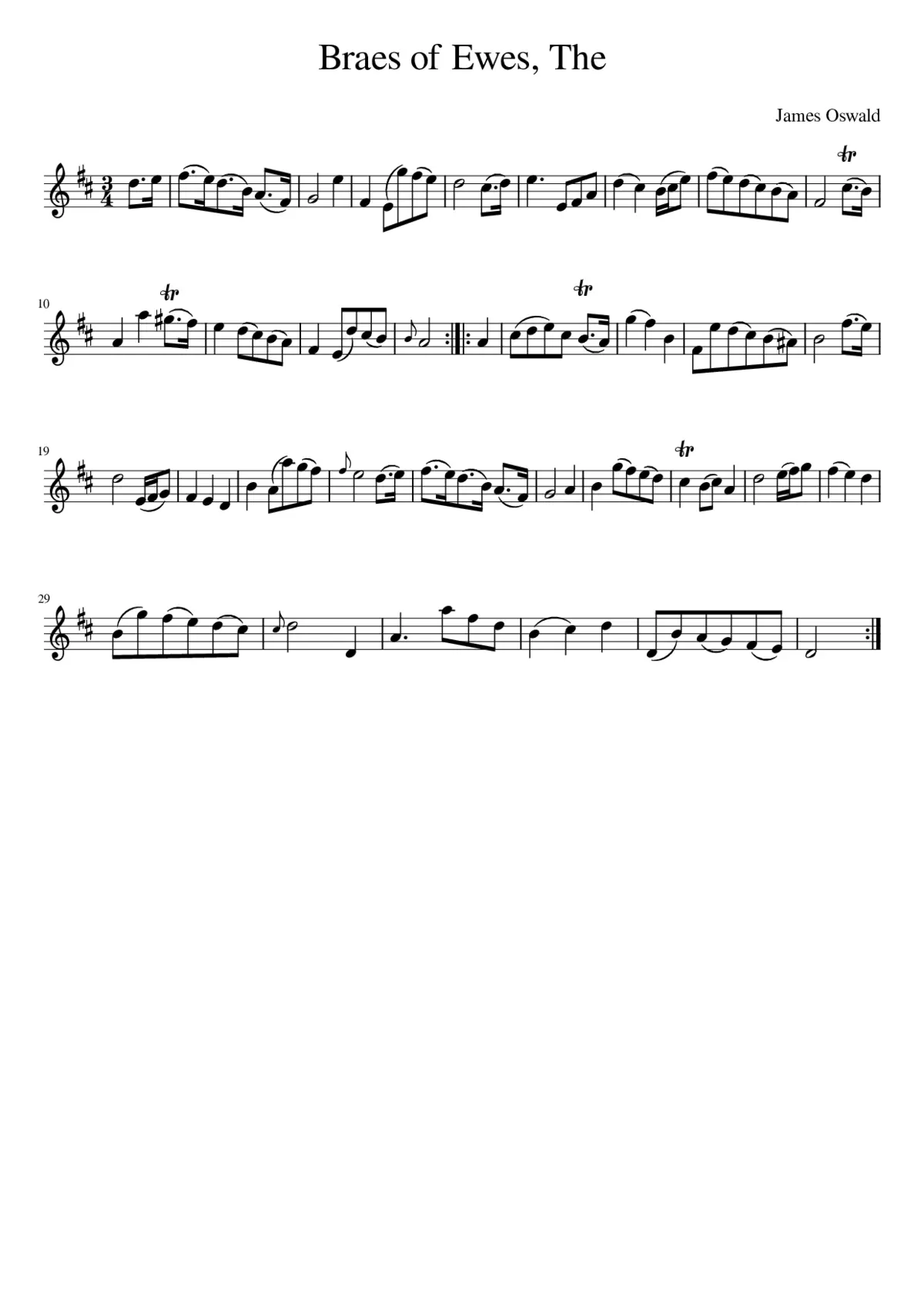 The Braes of Ewes - Page 1