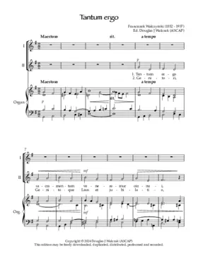 Tantum ergo in e minor