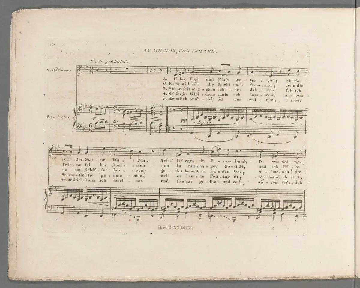 An Mignon, D.161 - Page 1