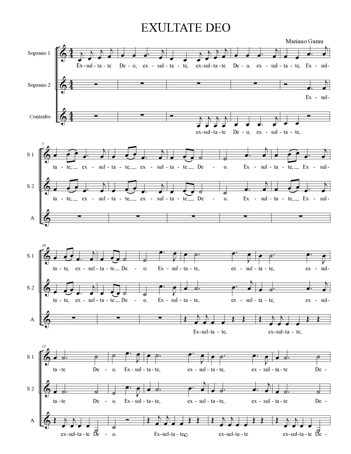Exultate Deo 2023 - Page 1