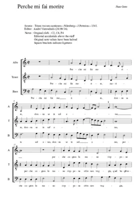 Perche mi fai morire