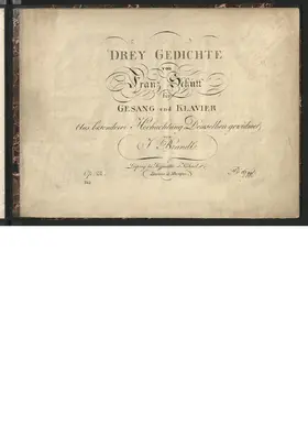 3 Gedichte von Franz Schütt