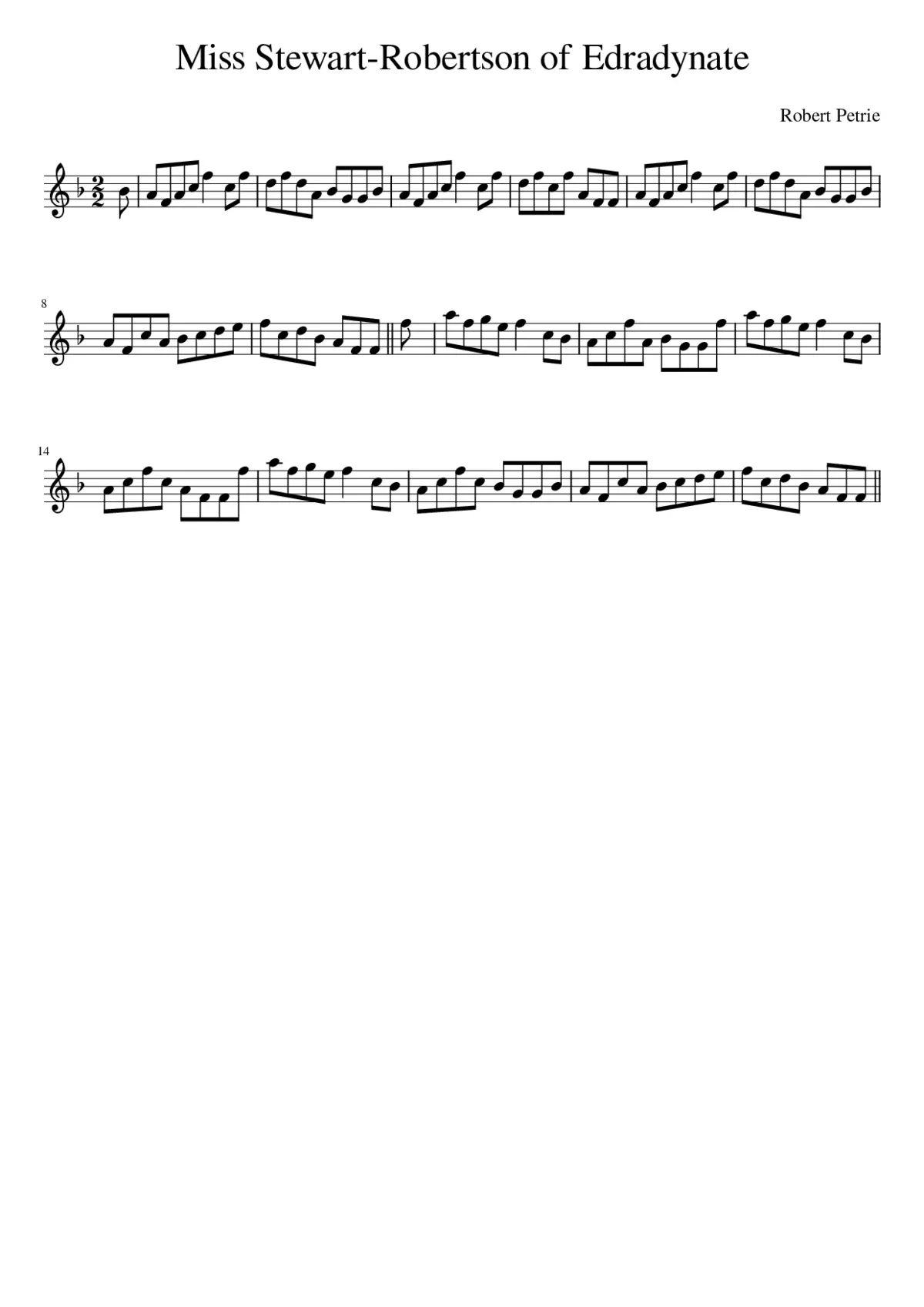 Miss Stewart-Robertson of Edradynate - Page 1