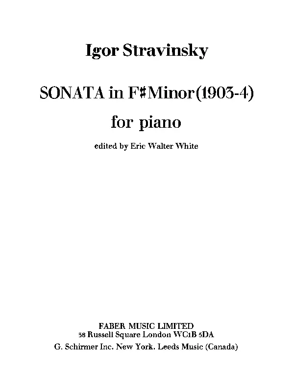 Piano Sonata - Page 1