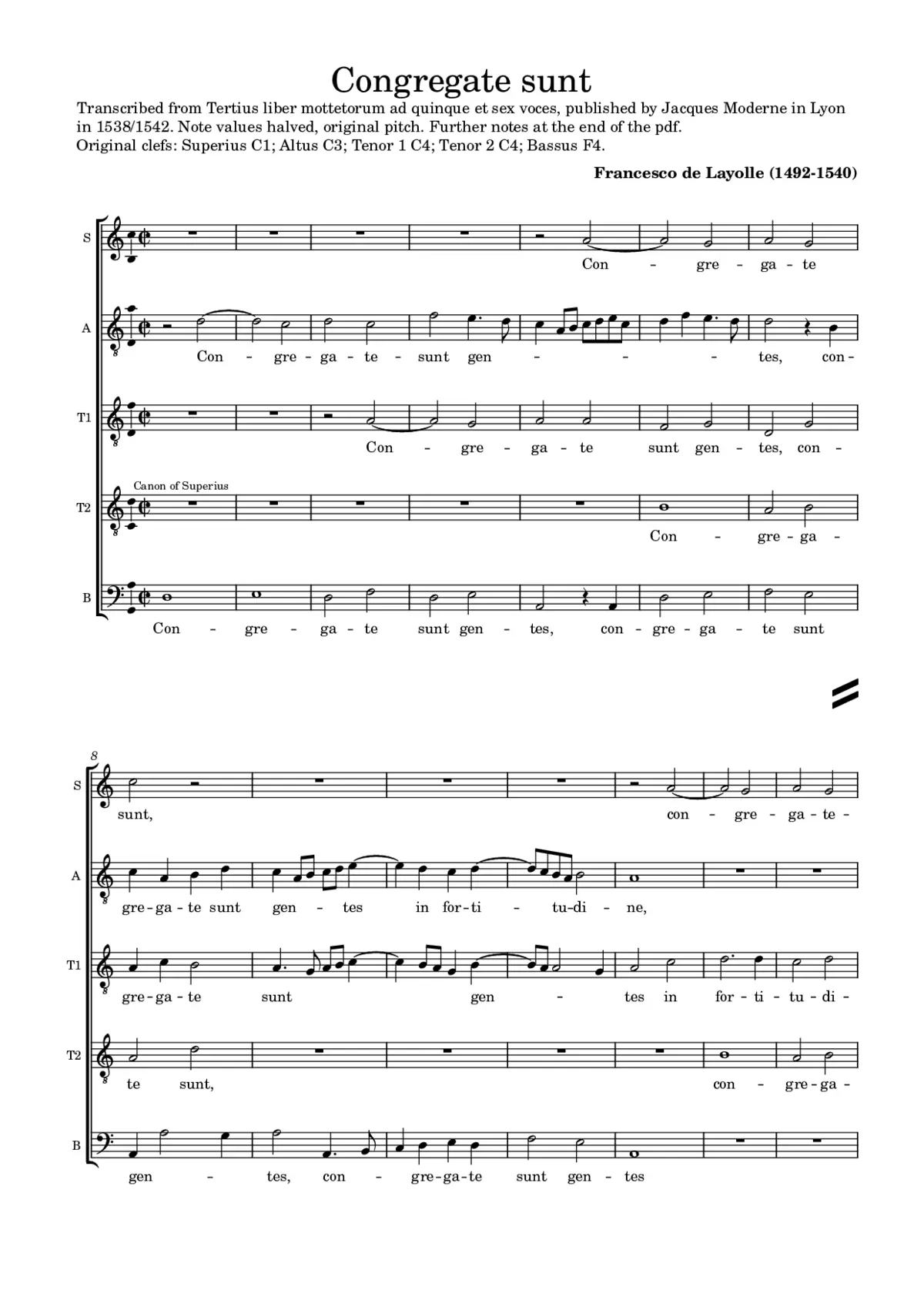 Congregate sunt gentes - Page 1