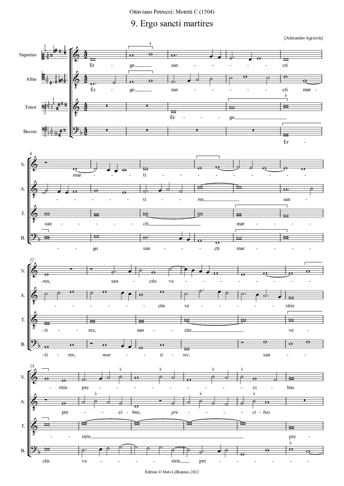 Ergo sancti martyres - Page 1